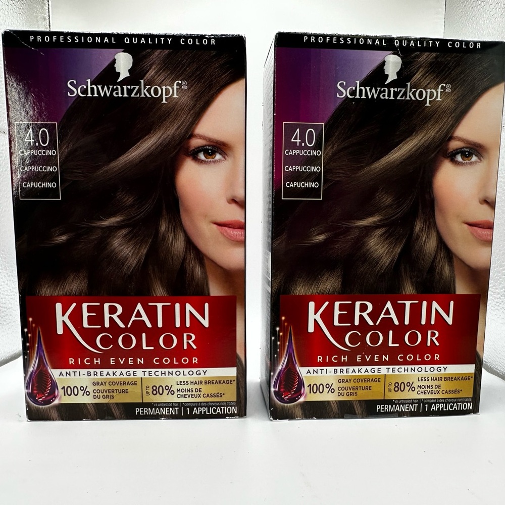 Keratin Color Hair Dye - Cappuccino